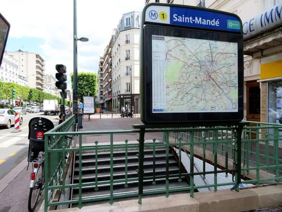Superbe Appartement Terrasse 75M Paris Saint-Mandé Extérieur photo